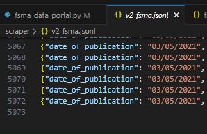 5000 transactions extracted in less than 3 minutes